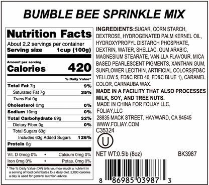 Bumble Bee Sprinkle Mix