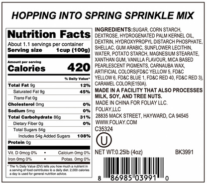 Hopping Into Spring Sprinkle Mix