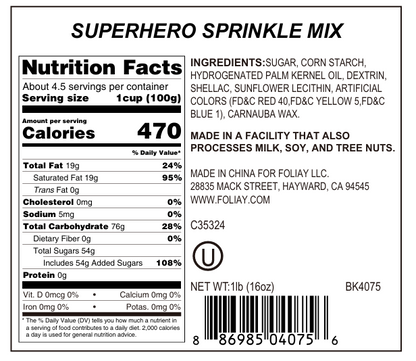 Superhero Jimmies Mix