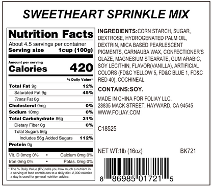 Sweetheart Sprinkle Mix