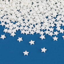 Load image into Gallery viewer, White Star Quin Sprinkles
