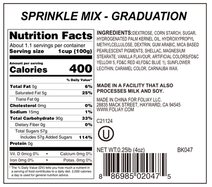 Graduation Sprinkle Mix