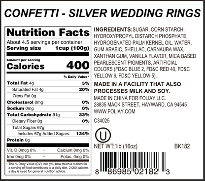 Wedding Ring Quin Sprinkles