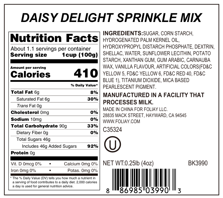 Daisy Delight Sprinkle Mix