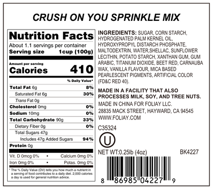 Crush On You Sprinkle Mix