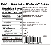Load image into Gallery viewer, Sugar Free Forest Green Nonpareils
