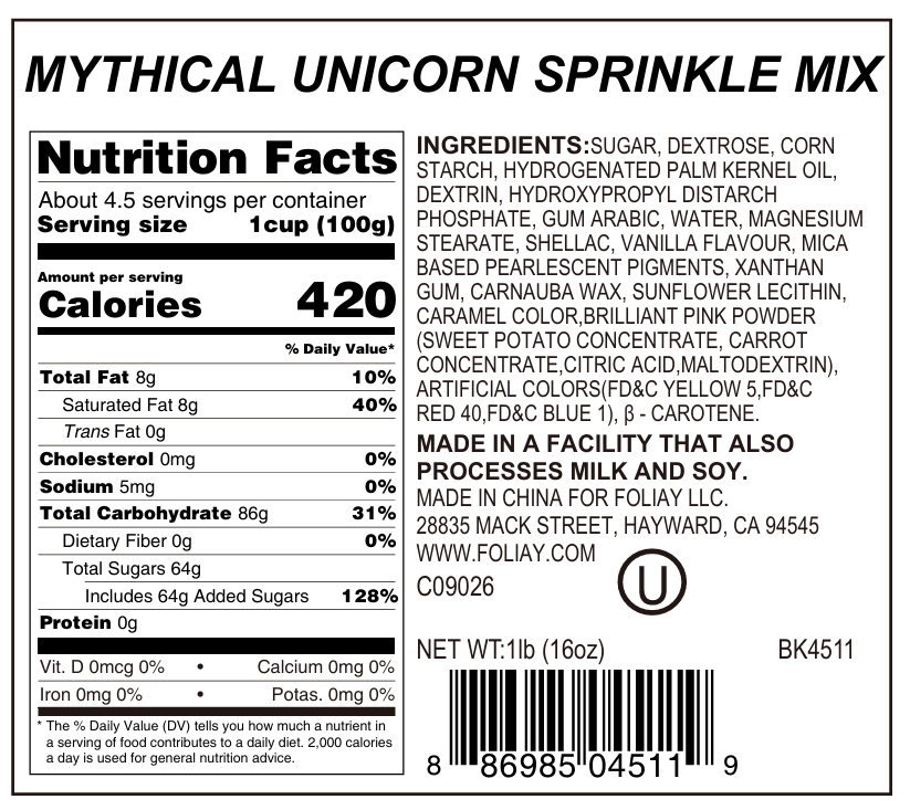 Mythical Unicorn Sprinkle Mix