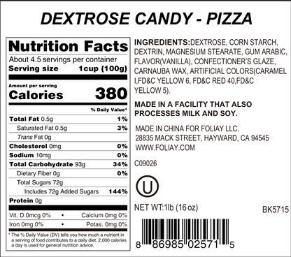 Pizza Slice Candy Sprinkles
