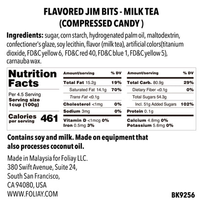 Milk Tea Flavored Jimmies Sprinkles- 18 Pack