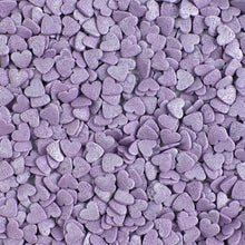 Load image into Gallery viewer, Purple Pearl Heart Quin Sprinkles
