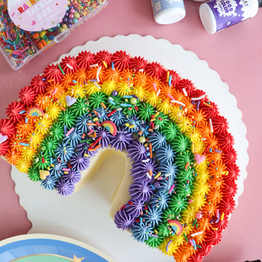 Rainbow Edible Cake Decoration