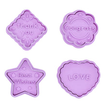 Load image into Gallery viewer, Blessing Messages Cookie Cutters - Set of 4
