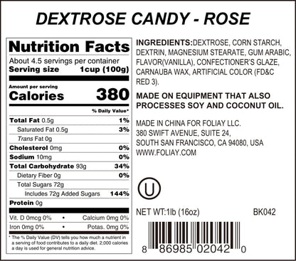 Pink Rose Candy Sprinkles