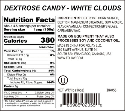 White Cloud Candy Sprinkles