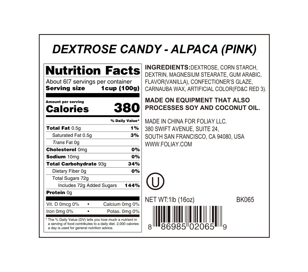 Pink Alpaca Candy Sprinkles