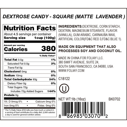 Purple Square Candy Sprinkles