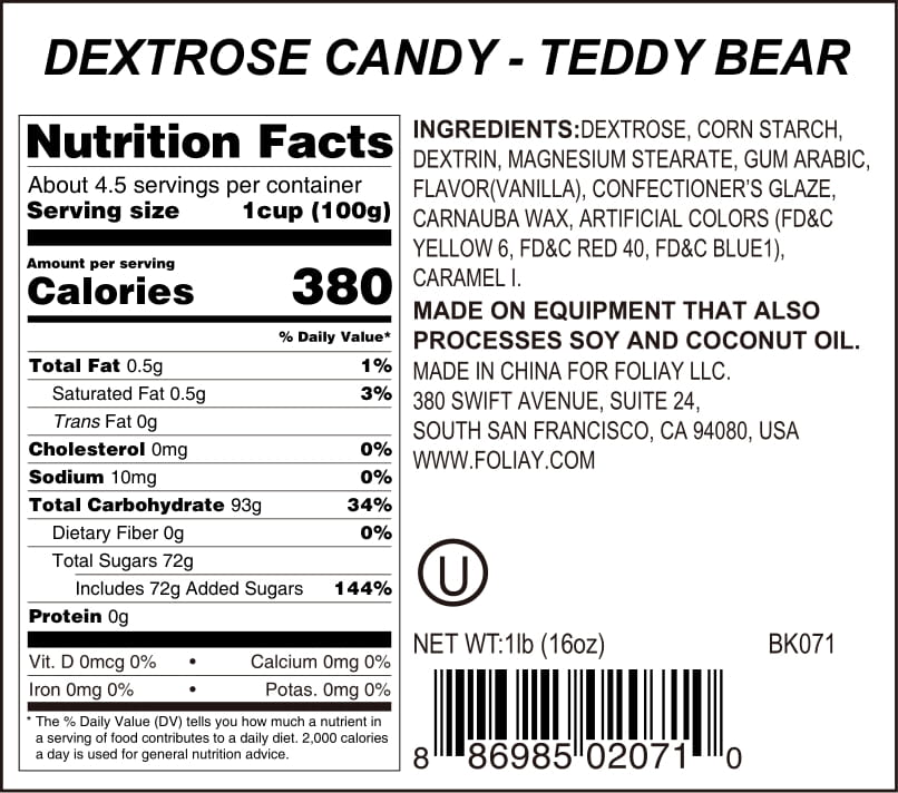 Teddy Bear Candy Sprinkles