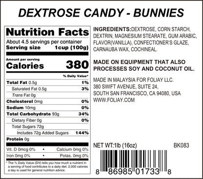 Sitting Bunny Candy Sprinkles