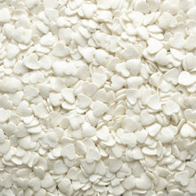 Load image into Gallery viewer, White Pearl Heart Quin Confetti
