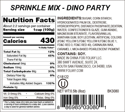 Dino Party Sprinkle Mix