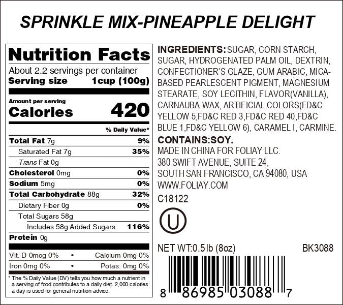 Pineapple Delight Sprinkle Mix