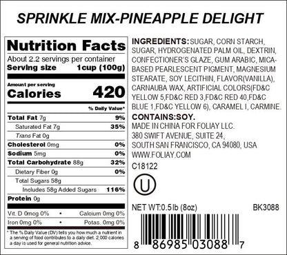 Pineapple Delight Sprinkle Mix