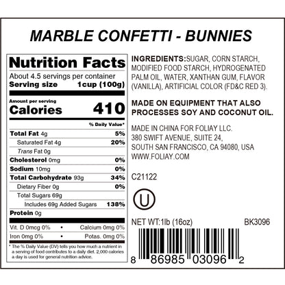 Marble Bunny Quin Sprinkles