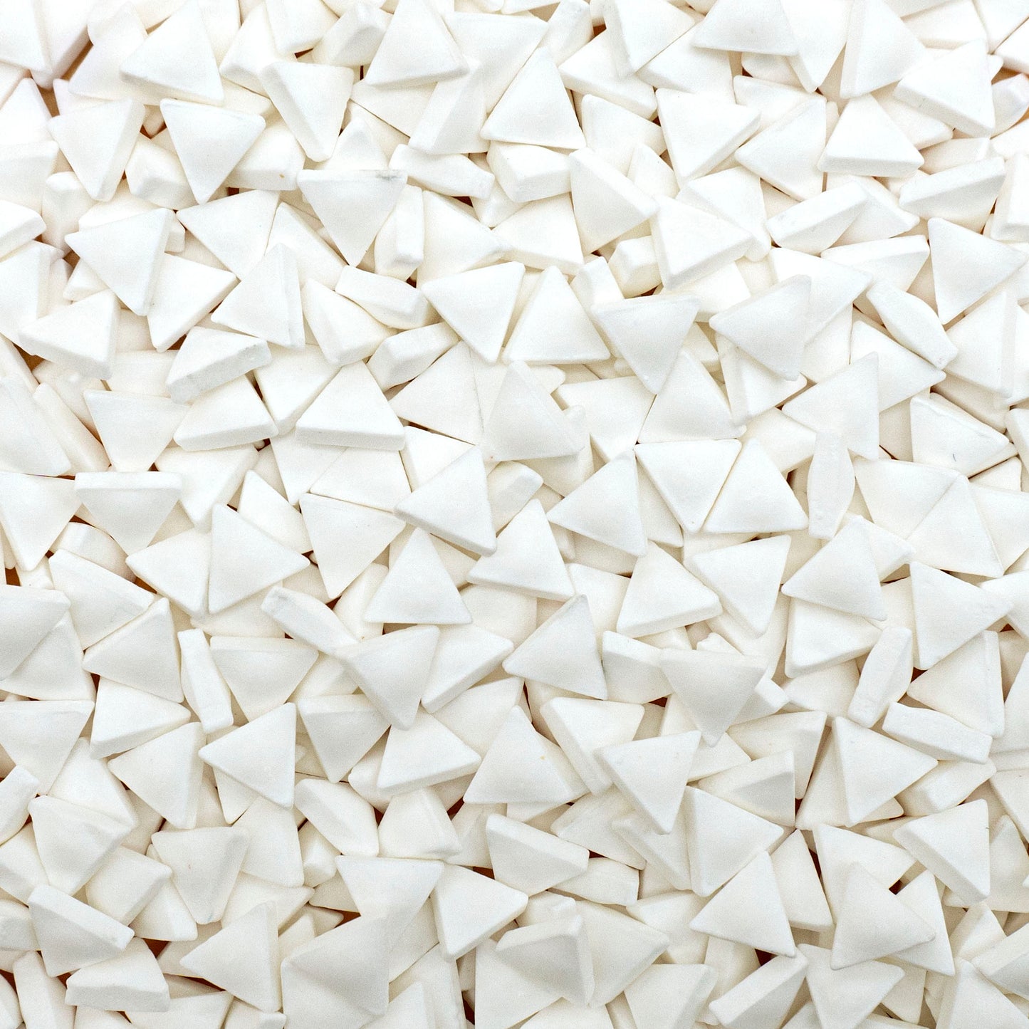 White Triangle Candy Sprinkles