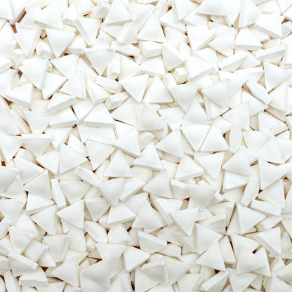White Triangle Candy Sprinkles