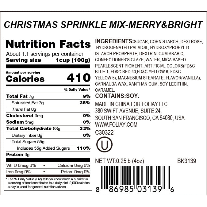 Merry & Bright Sprinkle Mix