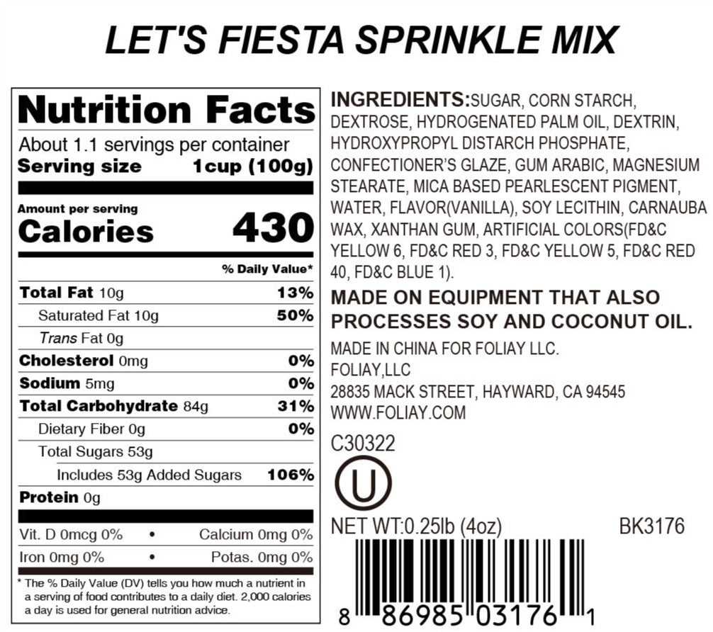 Let's Fiesta Sprinkle Mix