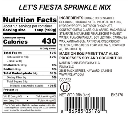 Let's Fiesta Sprinkle Mix