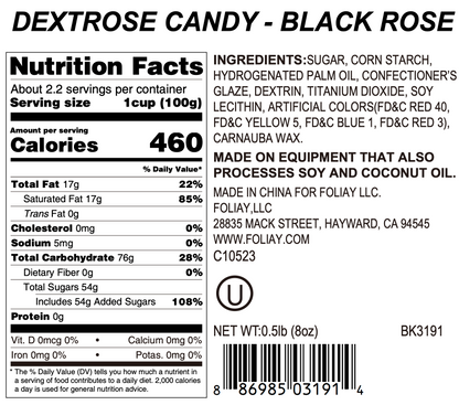Black Rose Candy Sprinkles
