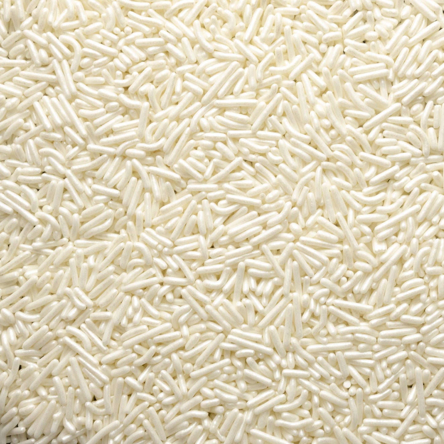 White Pearlized Jimmies Sprinkles