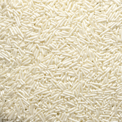 White Pearlized Jimmies Sprinkles