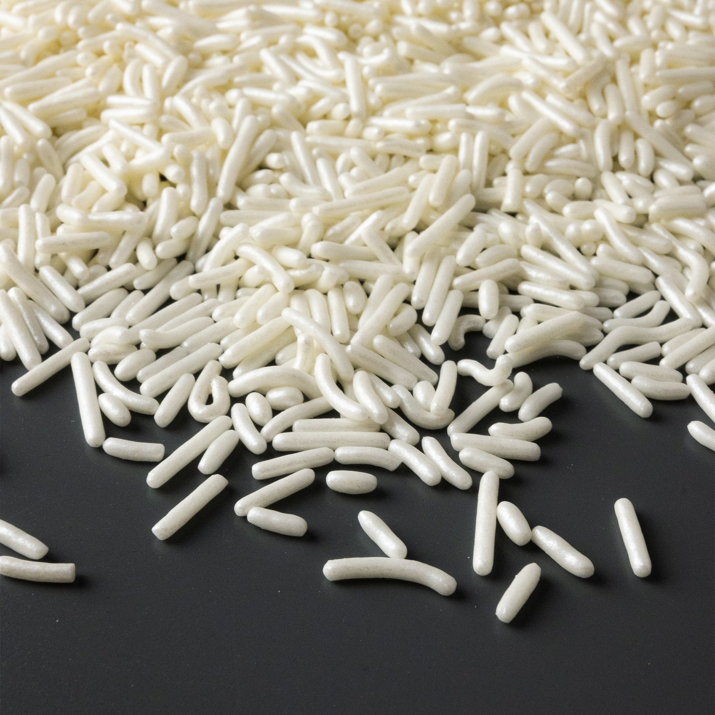 White Pearlized Jimmies Sprinkles