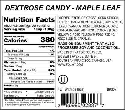 Maple Leaf Candy Sprinkles