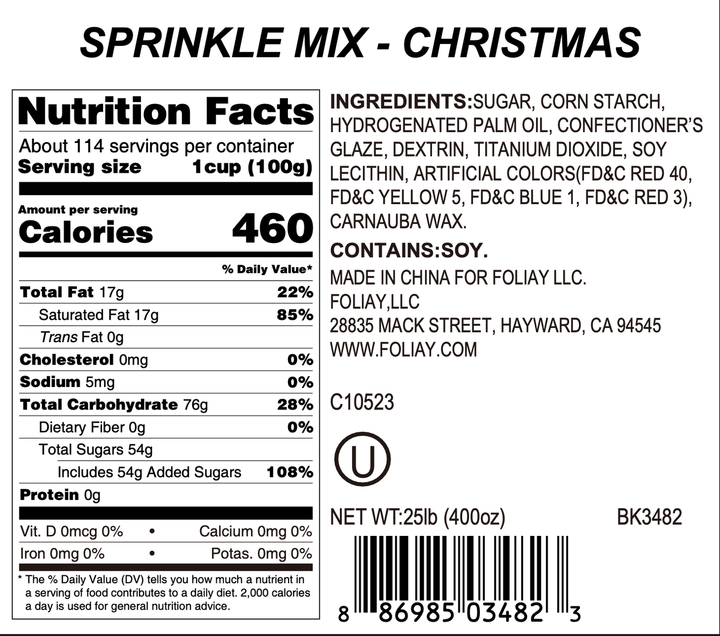 Christmas Jimmies Mix