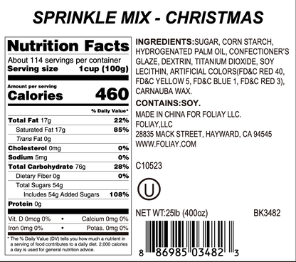 Christmas Jimmies Mix