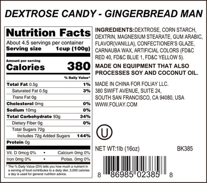 Gingerbread Man Candy Sprinkles