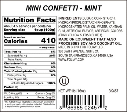 Mint Quin Sprinkles