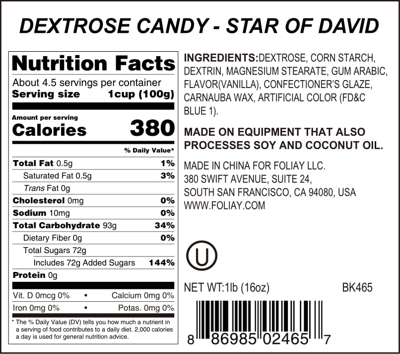 Star Of David Candy Sprinkles
