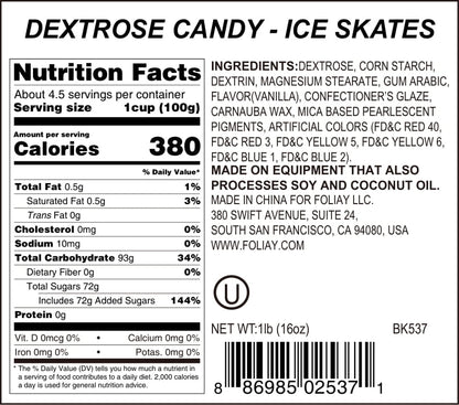 Ice Skates Candy Sprinkles