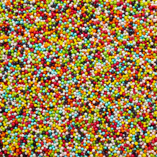 Rainbow Nonpareil Beads