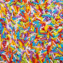 Load image into Gallery viewer, Rainbow Jimmies Sprinkles 25lb
