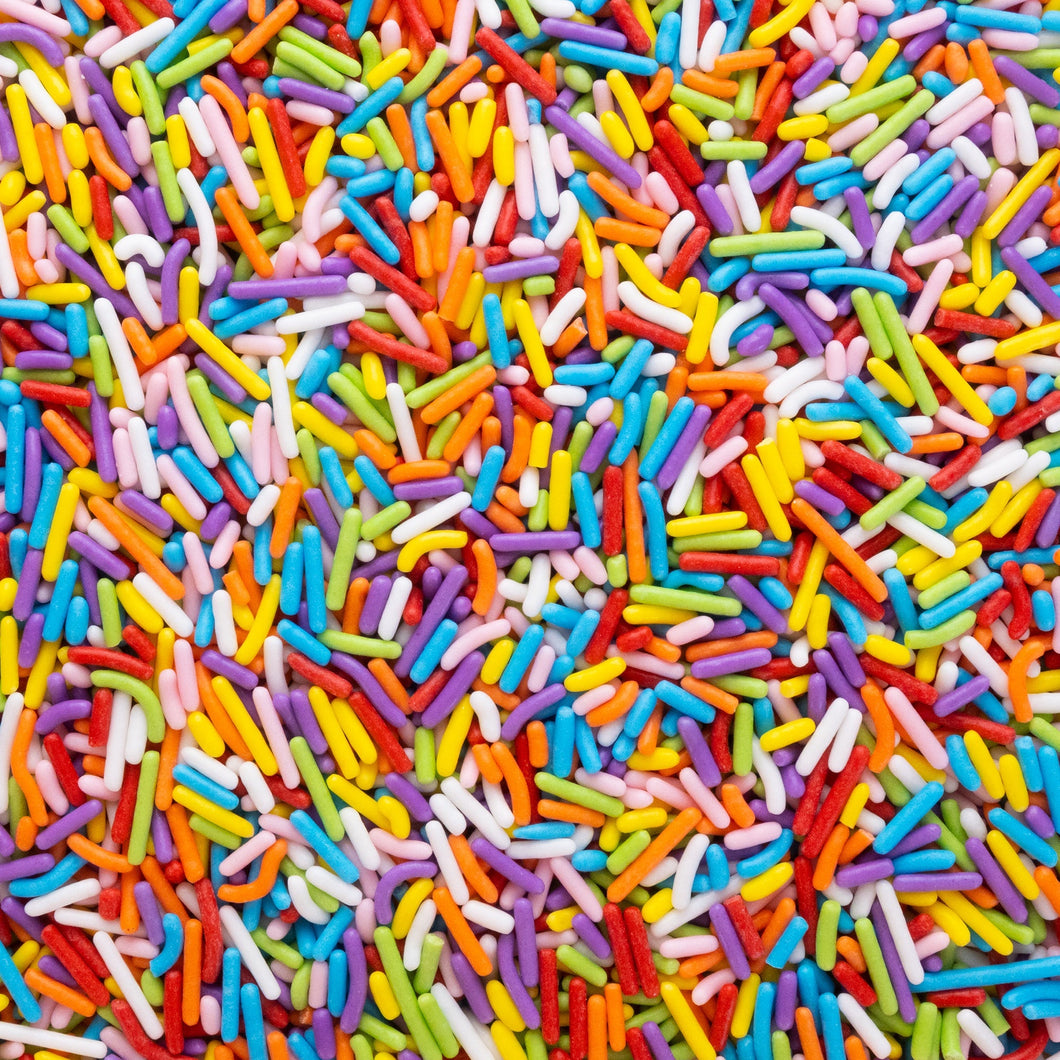 Rainbow Jimmies Sprinkles 25lb