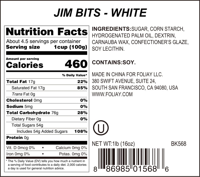 White Jimmies Sprinkles