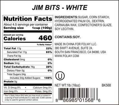 White Jimmies Sprinkles