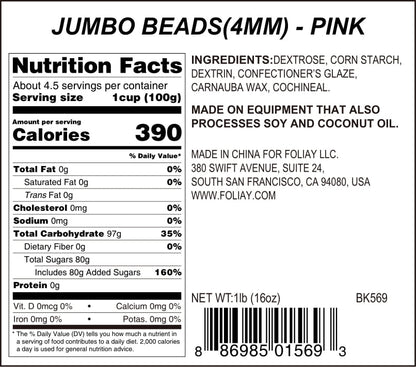 Pink Sugar Pearls