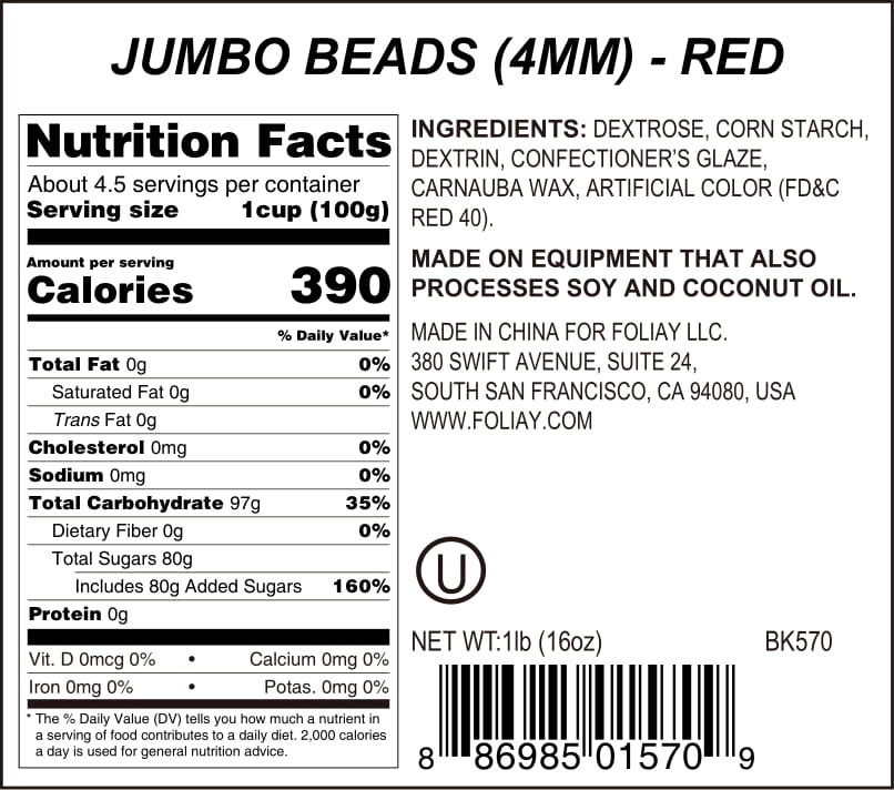 Red Sugar Pearls